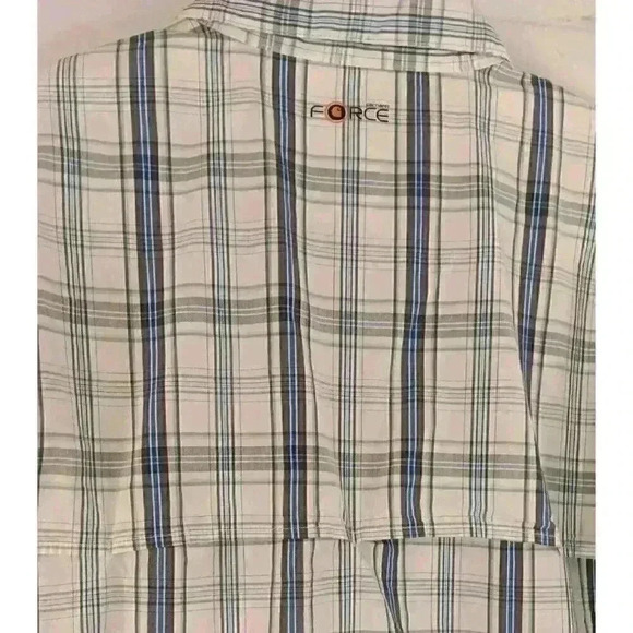 CARHARTT Men's‎ Force Relaxed Fit Lightweight Short Sleeve Plaid Shirt Large - Picture 5 of 12